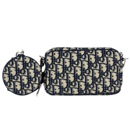 Christian Dior Navy Canvas Sling Bag ()