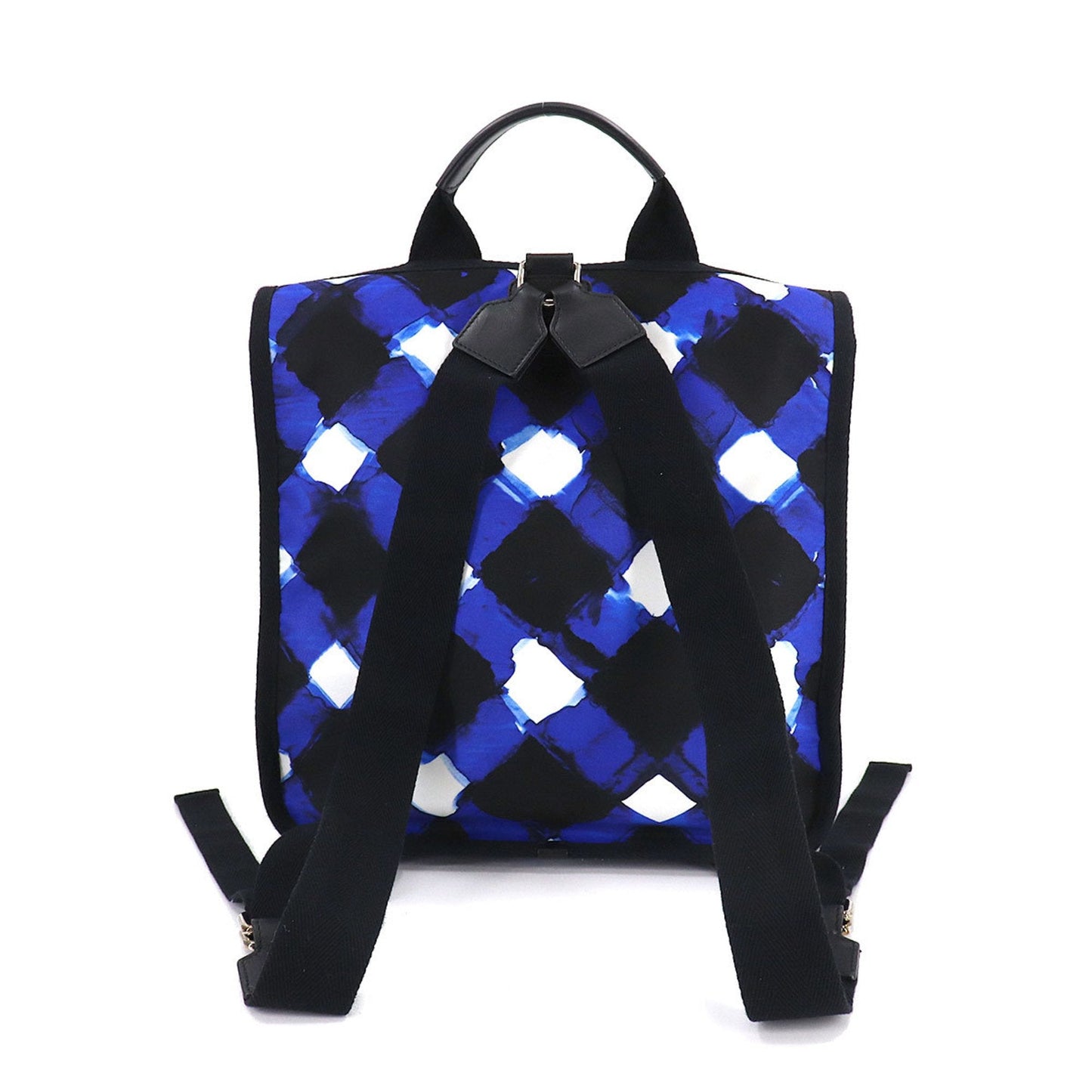 Chanel airline backpack rucksack nylon leather blue black A93326 Airline Back Pack