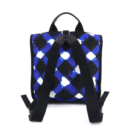 Chanel airline backpack rucksack nylon leather blue black A93326 Airline Back Pack