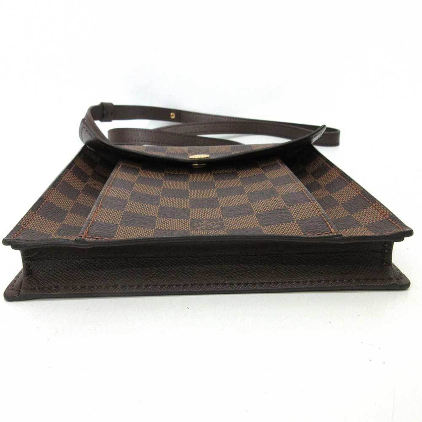 Louis Vuitton Bag Pimlico Ebene Brown Pochette Mini Shoulder Square Ladies Damier N45272