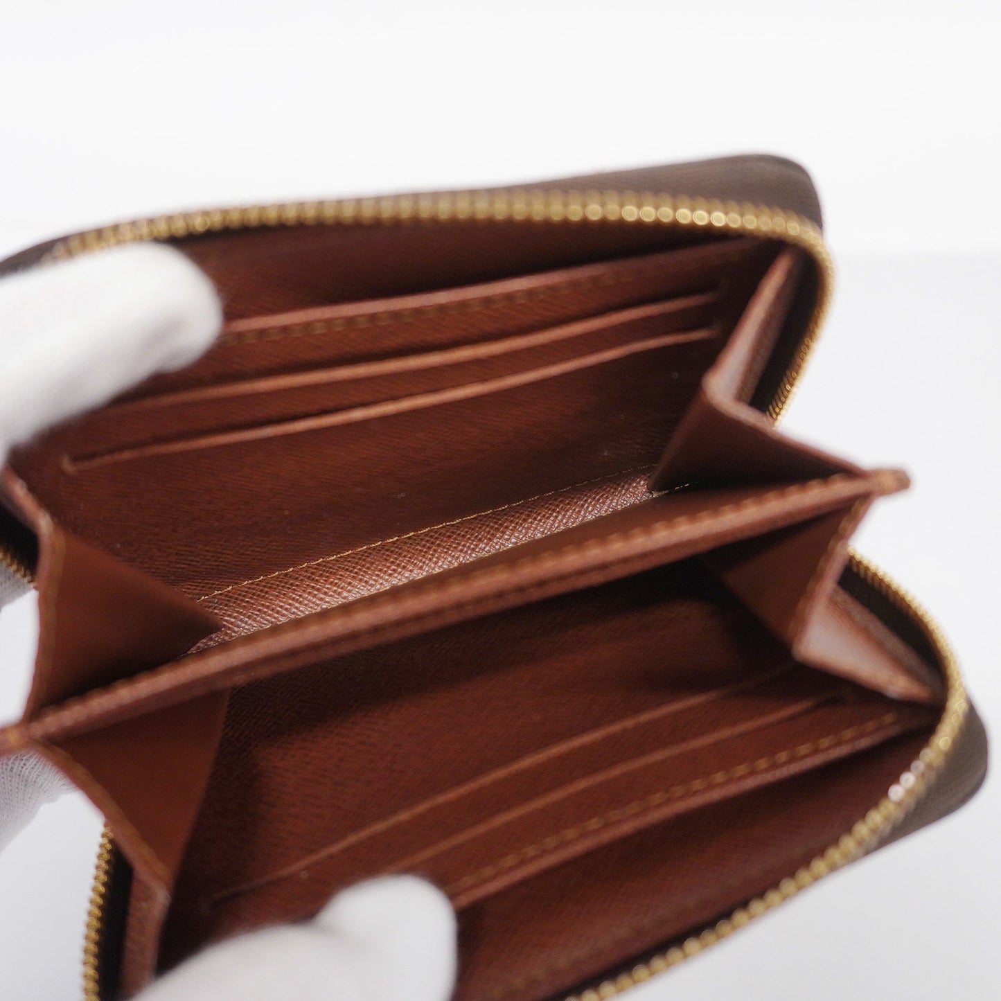 Louis VuittonAuth  Monogram Zippy Coin Purse M60067 Women's Coin Case
