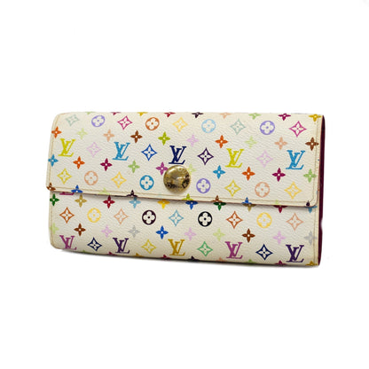 Louis VuittonAuth  Monogram Multicolore Portofeuil Sara M93745