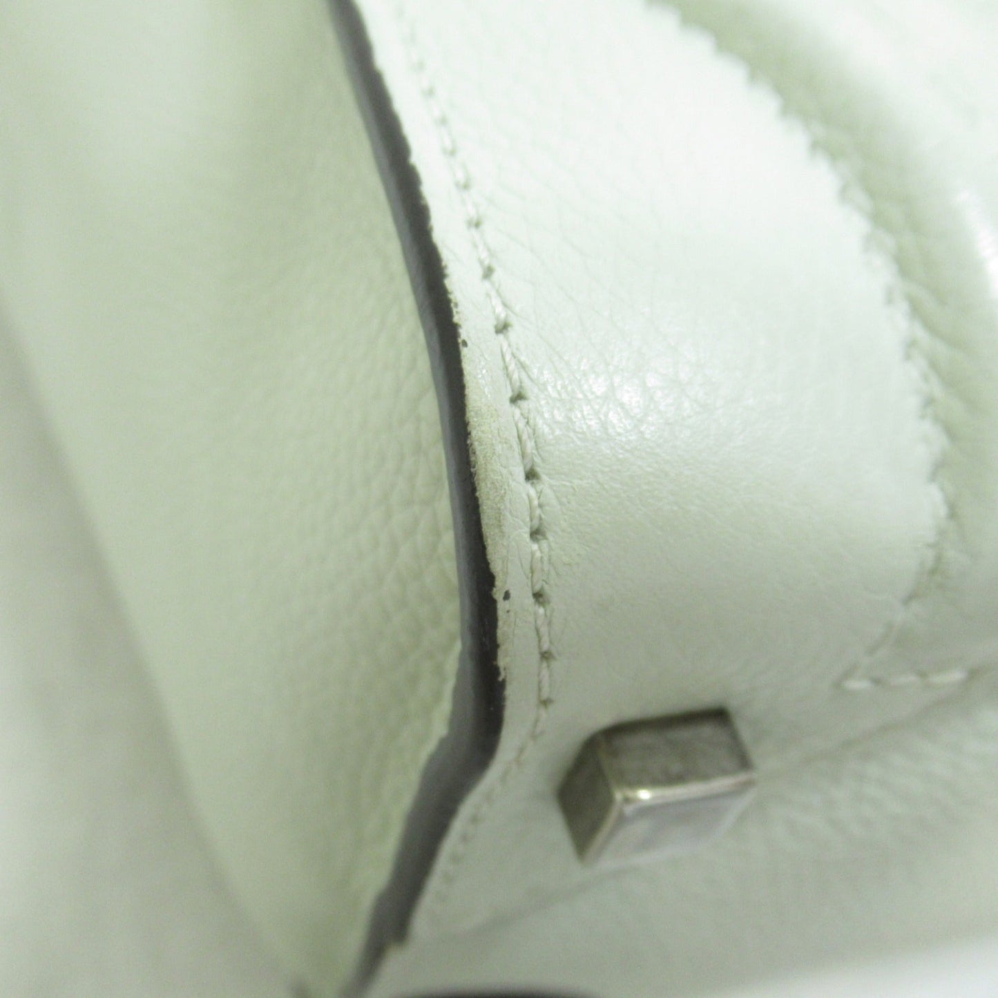 Celine luggage micro handbag Green cream green leather