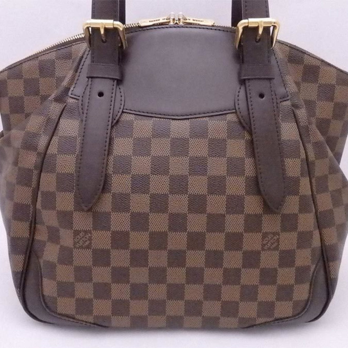 LOUIS VUITTON Handbag Damier Verona MM Canvas Brown Women's N41118 e54347i