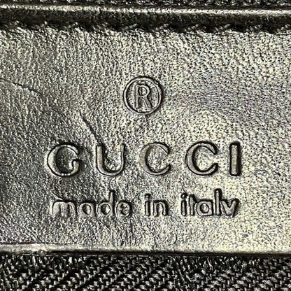Gucci Black Nylon Leather Shoulder Bag