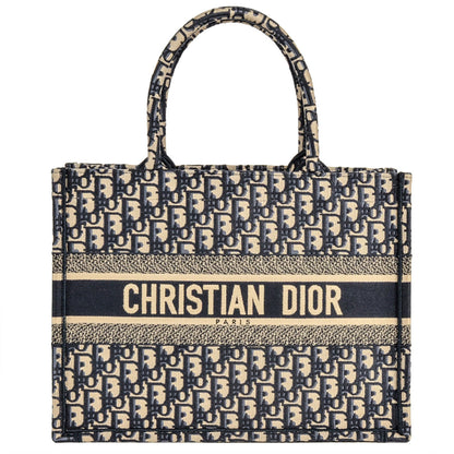 Christian Dior Navy Canvas Tote Bag ()