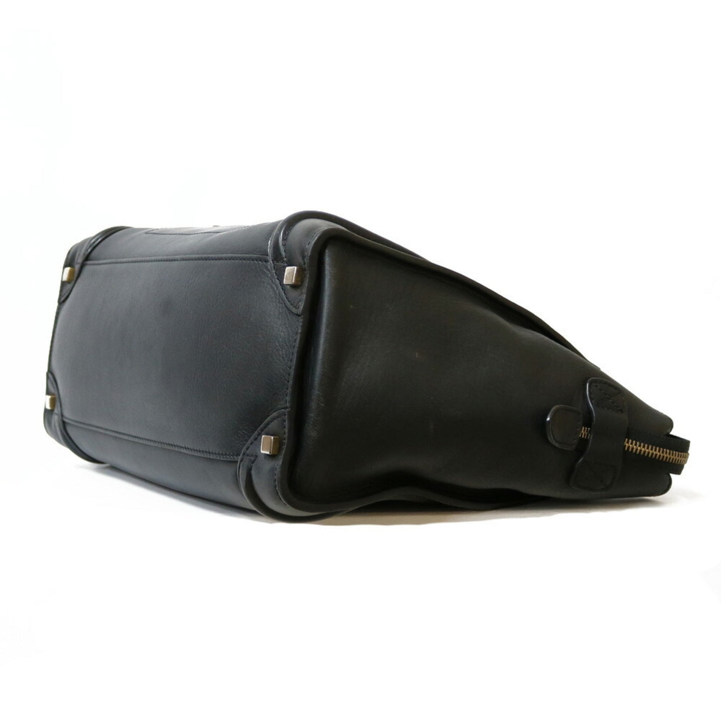 Celine Shoulder Bag Luggage Phantom Black Women's Leather