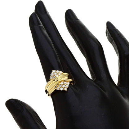 Celine diamond ring K18 yellow gold Ladies