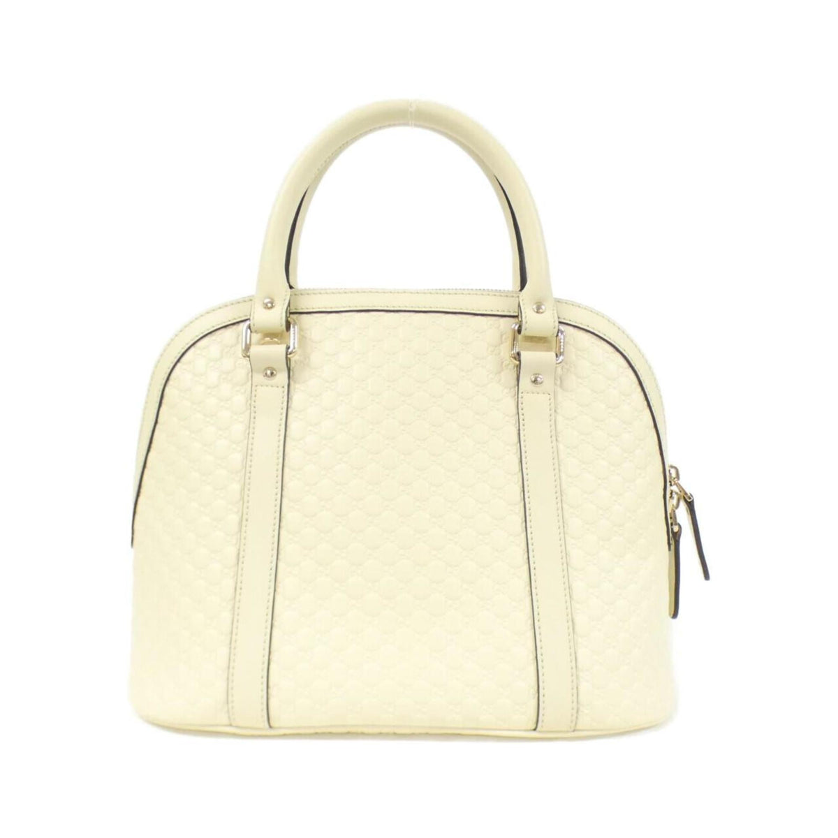 Gucci Ivory Micro Gg Leather Handbag