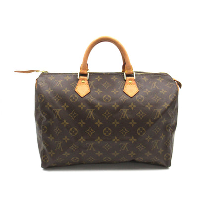 LOUIS VUITTON Speedy 35 Brown Monogram PVC coated canvas M41524