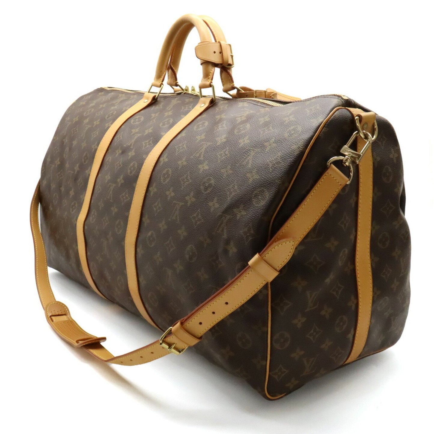 LOUIS VUITTON Monogram Keepall Bandouliere 60 Boston Bag Shoulder M41412