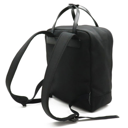 Gucci sherry line backpack rucksack techno canvas leather black green red 495558