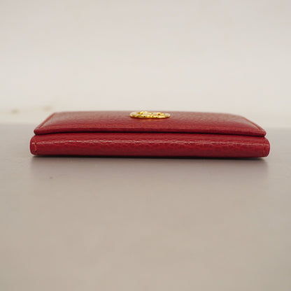 Gucci GG Marmont 474748 Leather Business Card Case Red Color