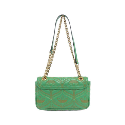 Gucci Gg Marmont Green Quilting Shoulder Bag