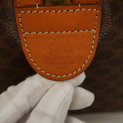 Celine  Macadam Handbag Women's PVC,Leather Handbag Brown