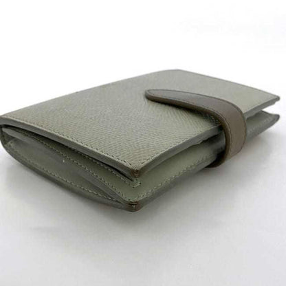 Celine wallet medium strap gray 10B64 3BRU 30VL folio leather  bicolor smoky color ladies