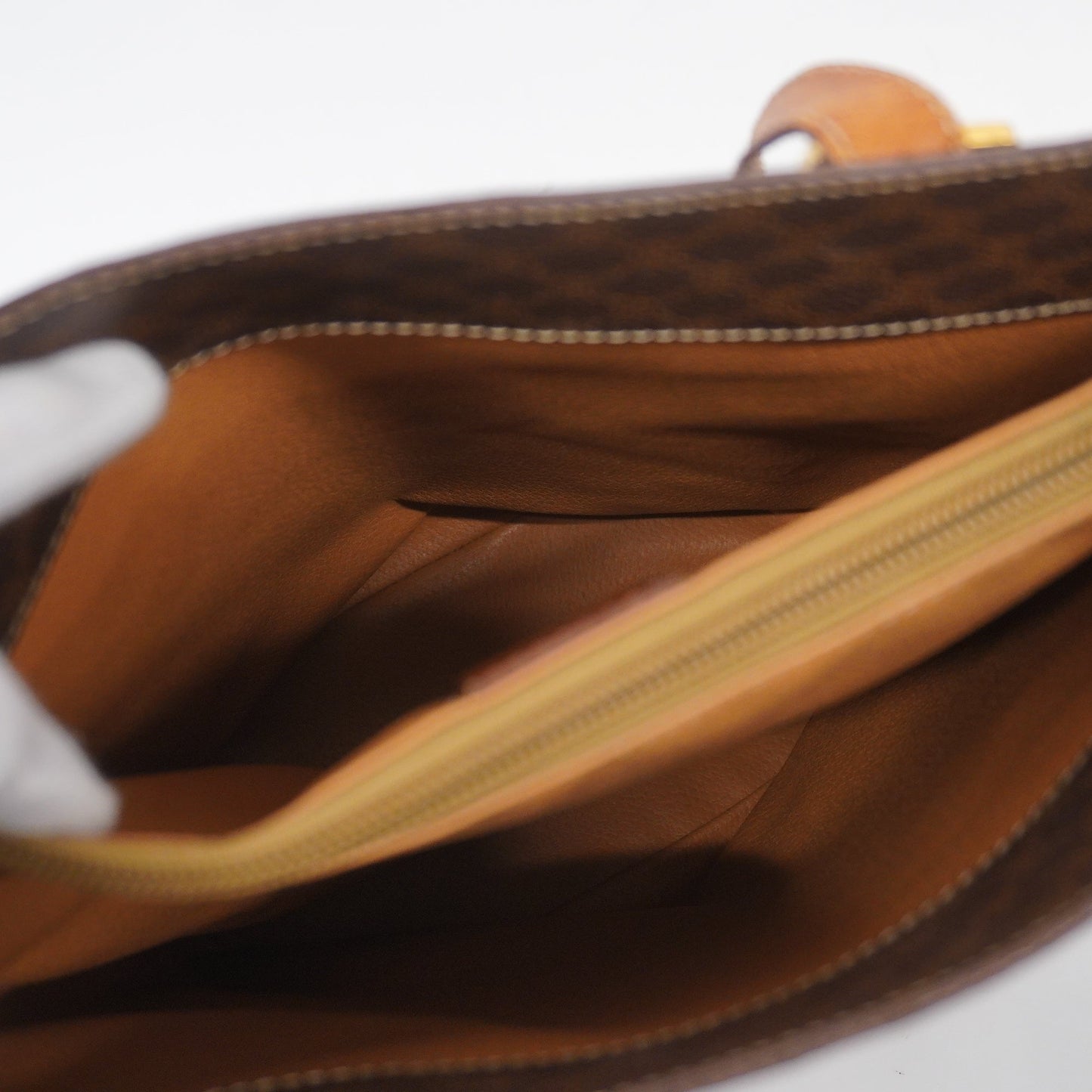 Celine  Macadam Shoulder Bag Women's PVC Brown
