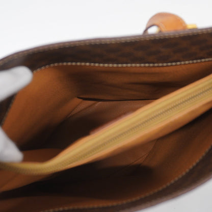 Celine  Macadam Shoulder Bag Women's PVC Brown