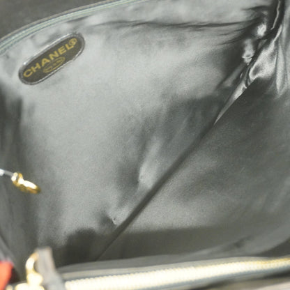 CHANELAuth  Matelasse Lambskin Women's Leather Shoulder Bag Black