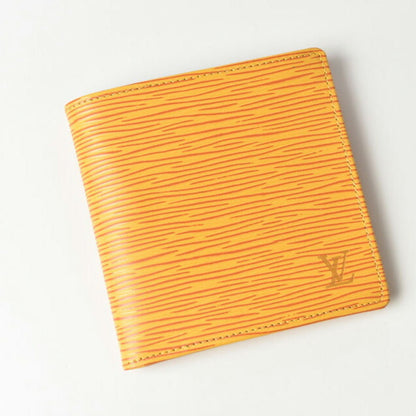 LOUIS VUITTON Wallet Epi Vintage Discontinued  Folding M63549 Tassili Yellow