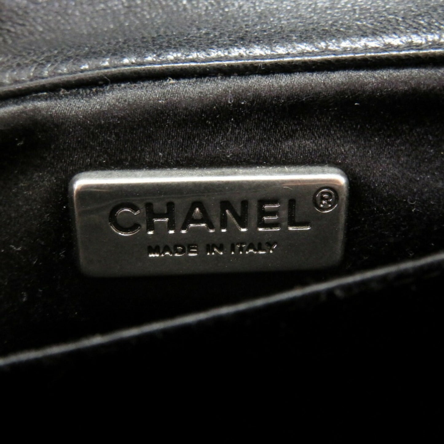 Chanel Around The World Evening Matrasse Lambskin Black Earth 18s Gun Metallic Metal Fittings Handbag Coco Mark Turn Lock