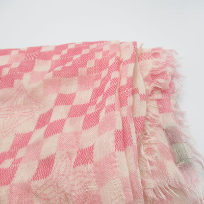 LOUIS VUITTON Scarf Pink Cashmere