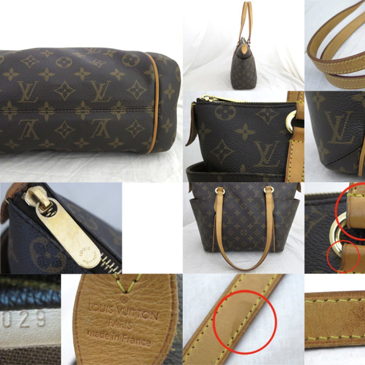 LOUIS VUITTON Shoulder Bag Monogram Totally PM Canvas Brown Gold Women's M56688