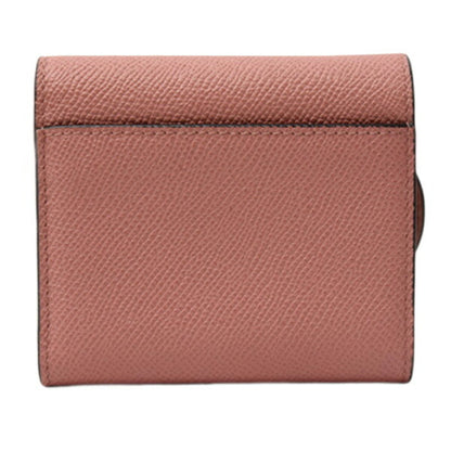 Christian Dior Pink Beige Leather Wallet (Tri-Fold) ()