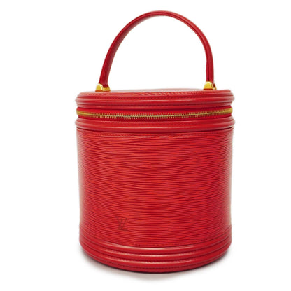 Louis VuittonAuth  Epi Cannes M48037 Women's Vanity Bag Castilian Red