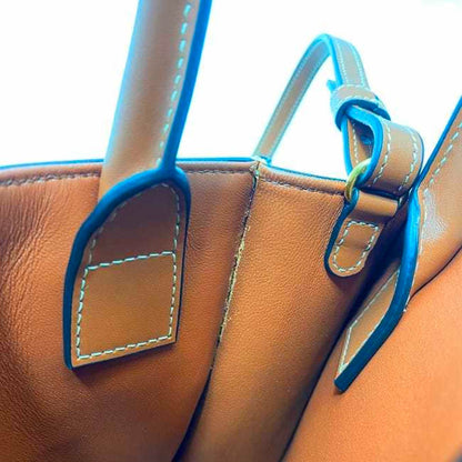 Celine Vertical Cover Beige Brown 193302EUK.02NT Canvas Leather  Handbag