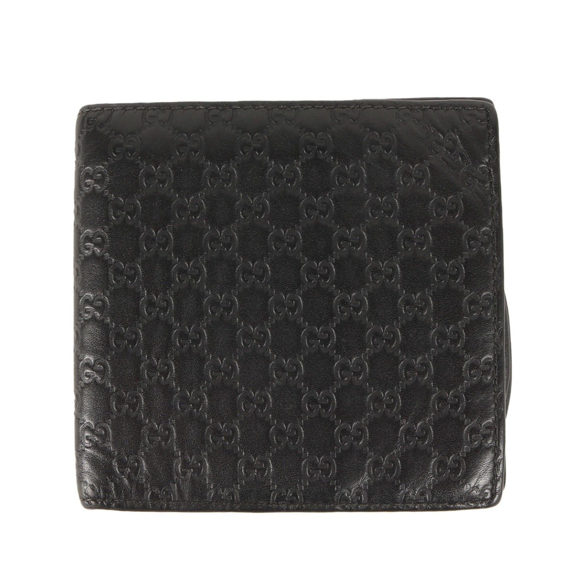 Gucci Black Leather Wallet (Bi-Fold) ()