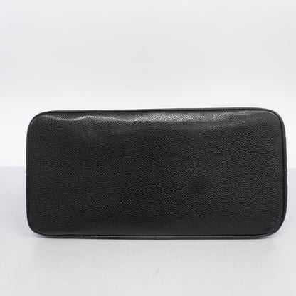 CHANEL   Reprint Tote Women's Leather Tote Bag Black