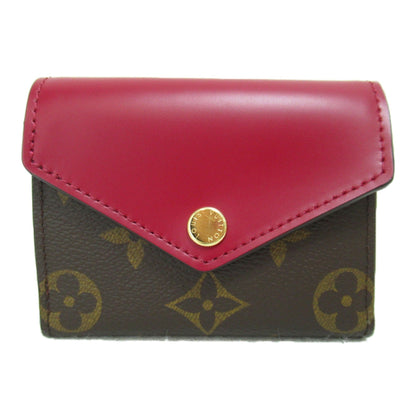 LOUIS VUITTON Portefeiulle Zoe tri-fold wallet Brown Bordeaux system Fuschia Monogram PVC coated canvas M62932