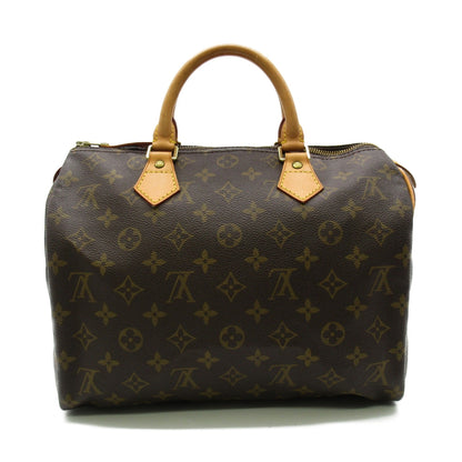 LOUIS VUITTON Speedy 30 handbag Brown Monogram PVC coated canvas M41526