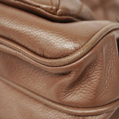 CHANEL   Matelasse 2.55 Chain Shoulder Caviar Leather Shoulder Bag Brown