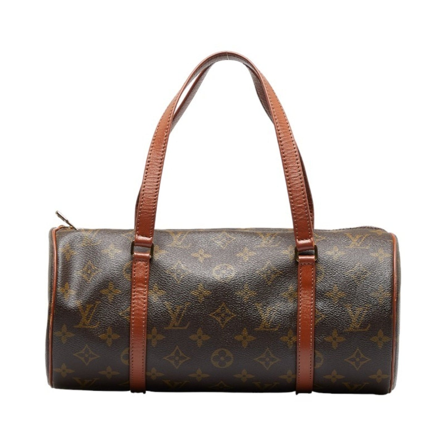LOUIS VUITTON Monogram Papillon 30 [Old] HandBag M51385 Brown PVC Leather Ladies