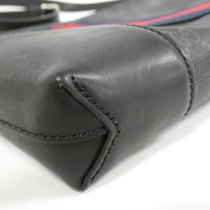 Gucci Black Gray Gg Supreme Shoulder Bag