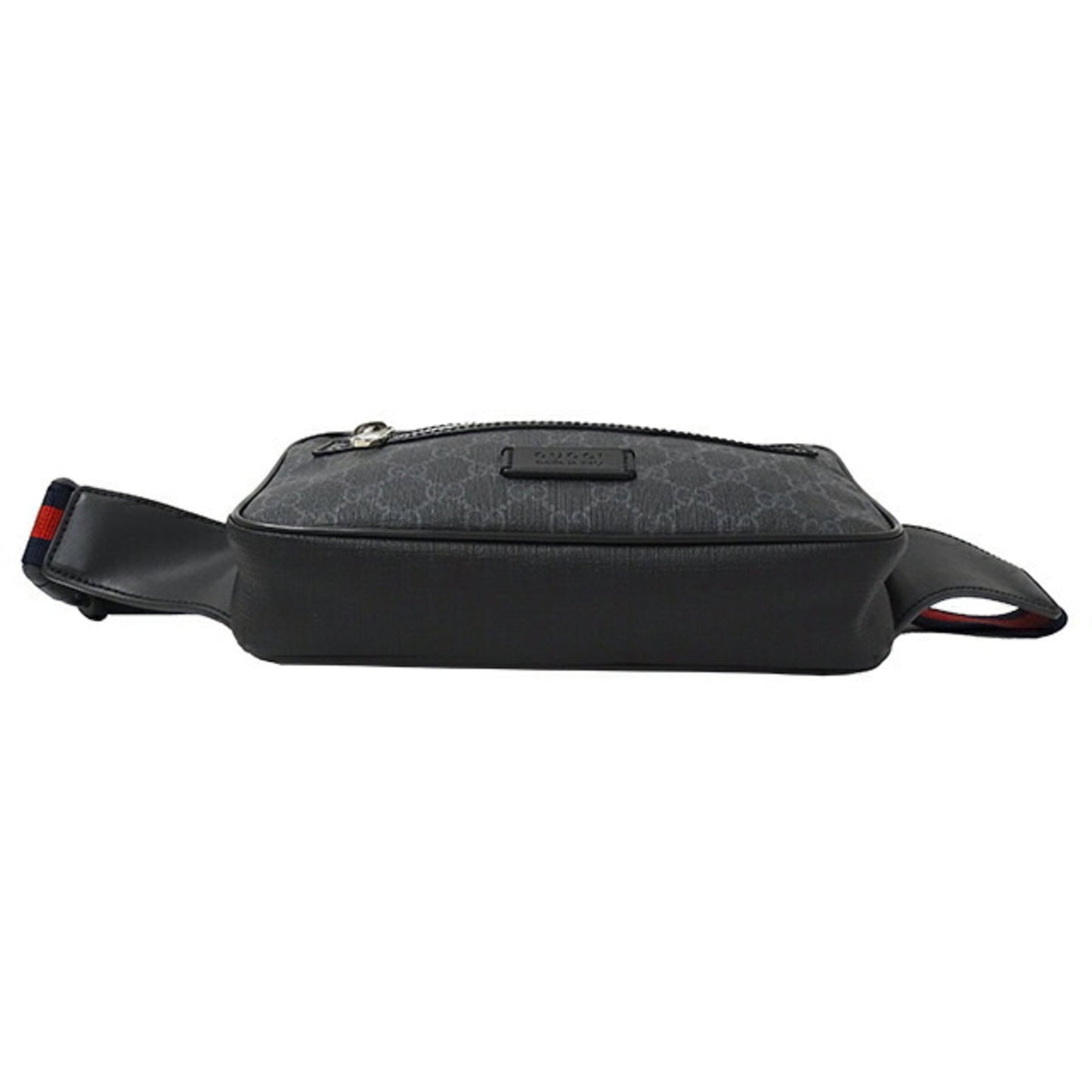 GUCCI bag men's body waist belt black 474293