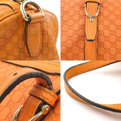 Gucci Gold Leather Handbag Shoulder Bag