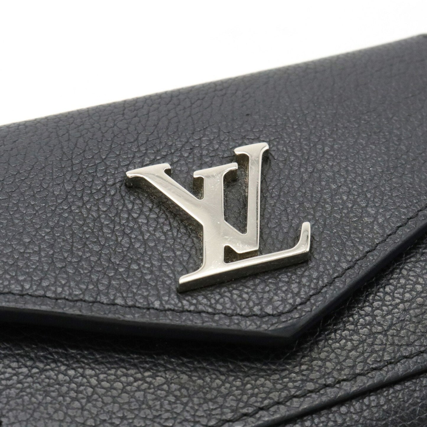 LOUIS VUITTON Portefeuil My Lock Me Leather Noir Black M62947