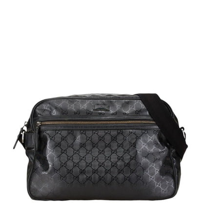 Gucci Black Pvc Leather Shoulder Bag ()