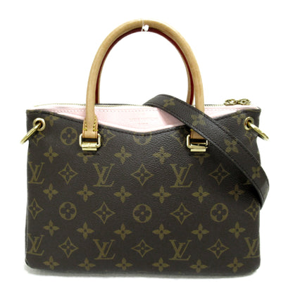 Louis Vuitton Palas BB 2way Shoulder Bag Brown Rose poodle Monogram PVC coated canvas M44034