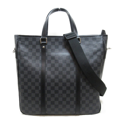 LOUIS VUITTON Tadao PM business bag Tote Bag Gray Damier graphite PVC coated canvas N41259