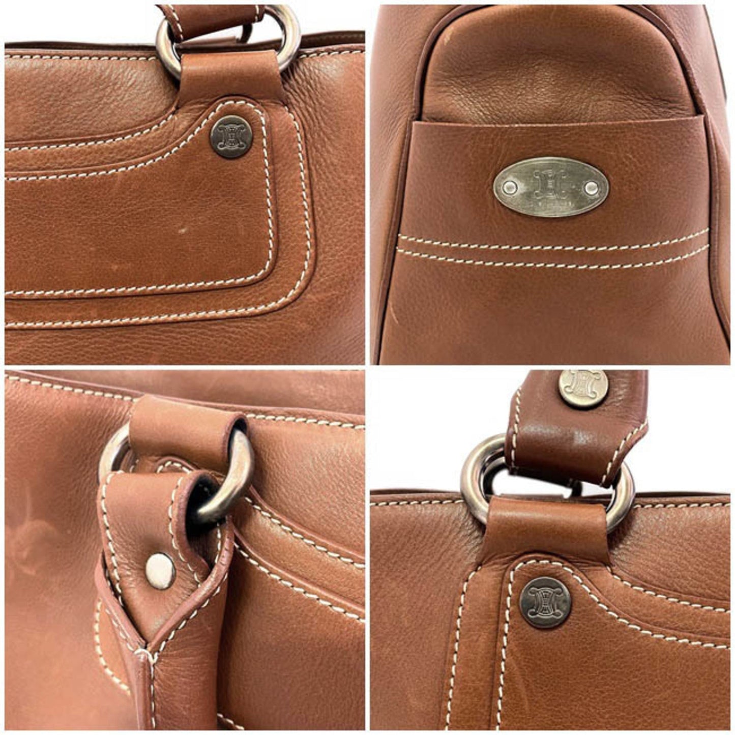 Celine Handbag Boogie Bag Brown 134023SOF Leather Celine Tote Mini Ladies