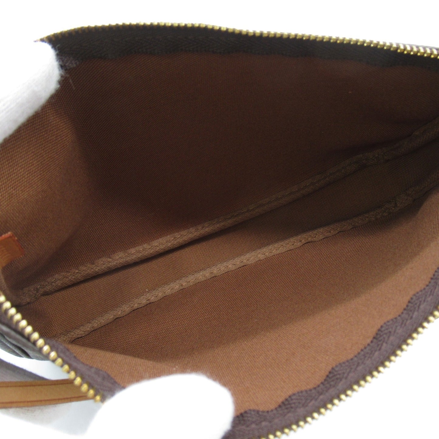 Louis Vuitton Pochette Accessoires Accessory Pouch Brown Monogram PVC coated canvas M51980