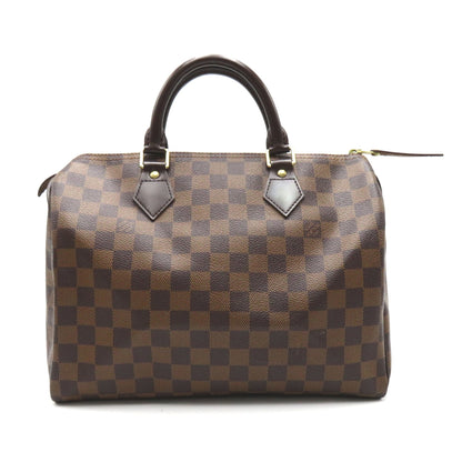 LOUIS VUITTON Speedy 30 Brown Ebene Damier PVC coated canvas N41531