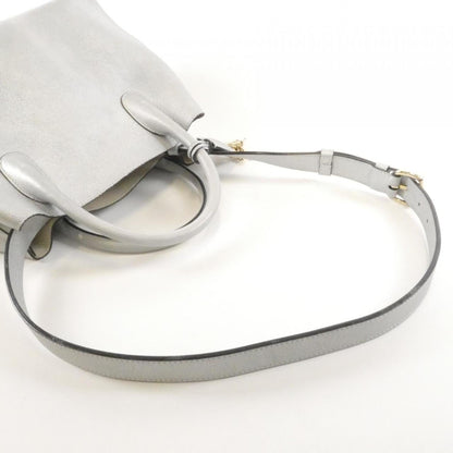 Christian Dior Silver Leather Handbag ()