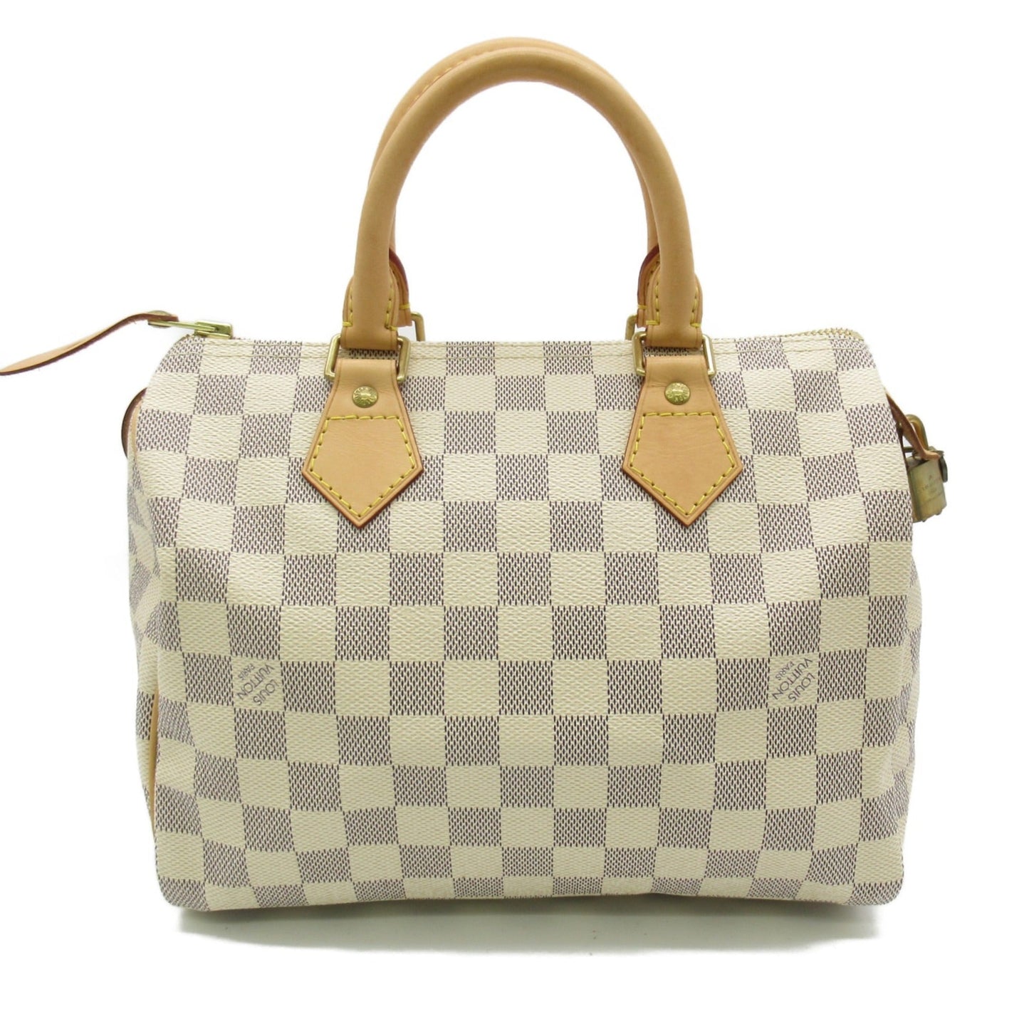 LOUIS VUITTON Speedy 25 handbag Gray Damier Azur PVC coated canvas N41534