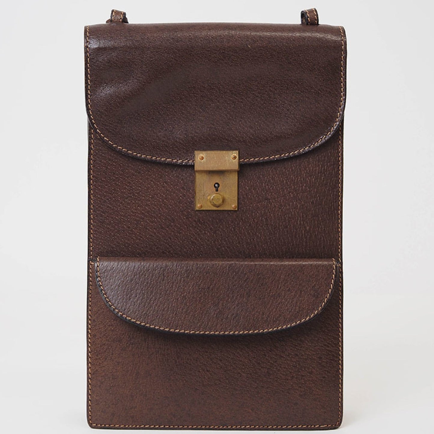 Gucci Brown Leather Shoulder Bag