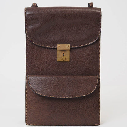 Gucci Brown Leather Shoulder Bag